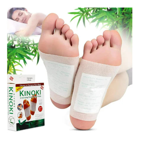 2x Kinoki Eliminador de Toxinas Adhesivo Detox para Pies 🍃